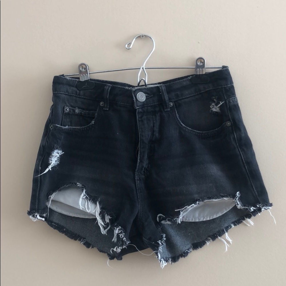 Distressed Denim Shorts - Garage